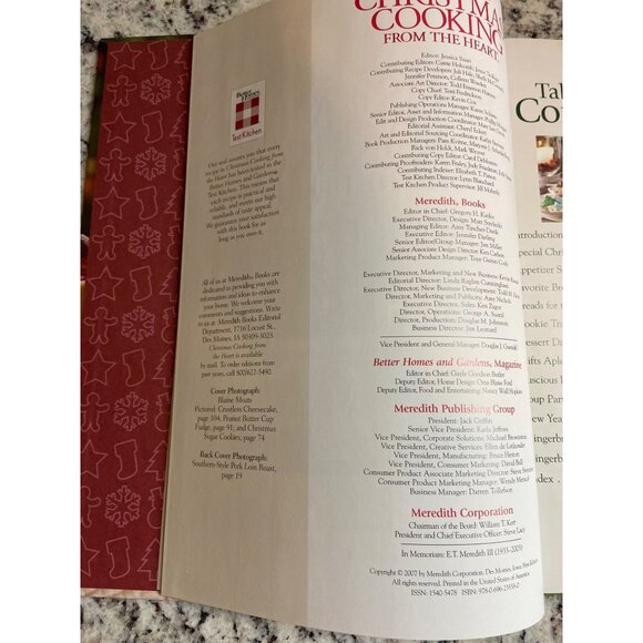Better Homes & Gardens Christmas Cooking from the Heart 2007 Hardcover Cookbook - Picture 4 of 9